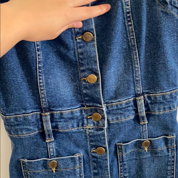 ZARA DENIM BODYCON DRESS bloggers fav sold out - Picture 6 of 11